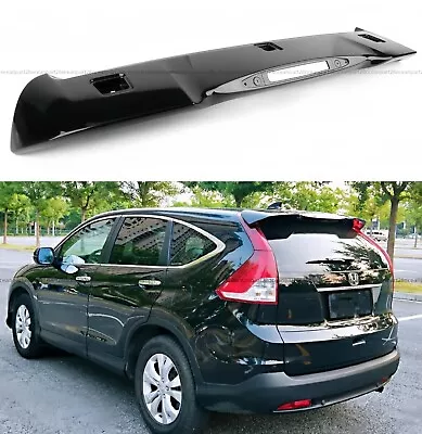 For 2012-2016 Honda CR-V CRV  OE Factor Style Rear Roof Spoiler Wing Gloss Black - Image 1 of 4
