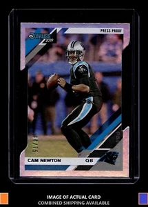 2019 Donruss #41 Cam Newton Press Proof Silver Die Cut #/75 Carolina Panthers - Picture 1 of 2