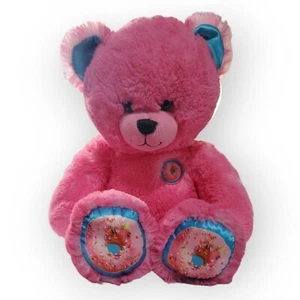 BABW Build-A-Bear rosa fuchsia Donut Streusel Teddybär Plüsch 16 Zoll gebraucht, in einwandfreiem Zustand - Bild 1 von 6
