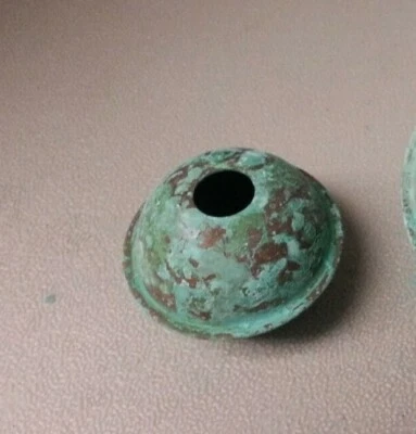 BOLA DE COBRE ENVEJECIDA DE 2"", PIEZA DE VELETA DE CALIDAD / VARILLAS DE ALIGERAMIENTO Foto 1 de 3