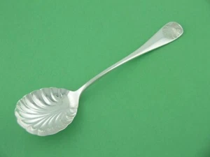 Sterling Silver STIEFF Sugar Shell Serving Spoon Williamsburg Restoration SHELL - Picture 1 of 5