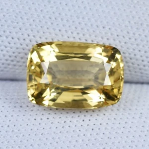 3,44 ct BONITO COJÍN AMARILLO CORTE BERILO AMARILLO NATURAL / ¡Video de piedras preciosas de Brasil!! - Imagen 1 de 2