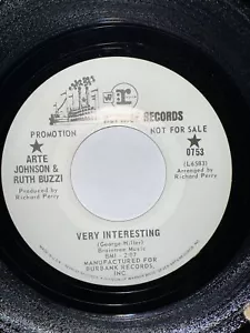 ARTE JOHNSON & RUTH BUZZI 45 Very Interesting / Don't Fuzz Around - Bild 1 von 2