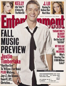Entertainment Weekly 673 Sep 20 2002 FALL MUSIC PREVIEW Justin Timberlake cover - Picture 1 of 2