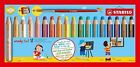 Stabilo Jumbo Children Pencils Woody 3 In 1 Pack Of 18 Colours + Sharpener