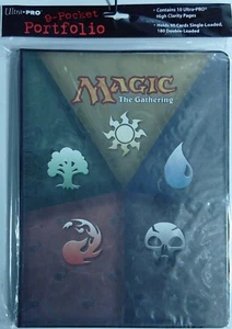 Ultra Pro Magic The Gathering Mana Symbol 9-Pocket Portfolio - Picture 1 of 2