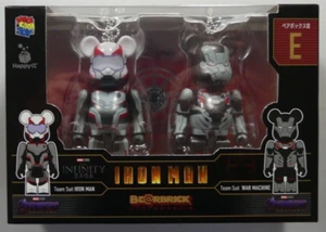 Bearbrick Iron Man & War Machine Infinity Saga Happy Lottery E - Picture 1 of 2
