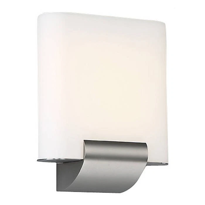 WAC Lighting Ws-13107-bn 7in Brushed Nickel Manhattan LED Wall Sconce 7 Inches