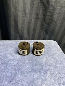 Title Boxing Style Handwraps-Black B2 - Picture 1 of 7