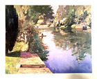 Art Print by Sir John Lavery - The Wharf at Courtney 1996 Modernart Editions NY