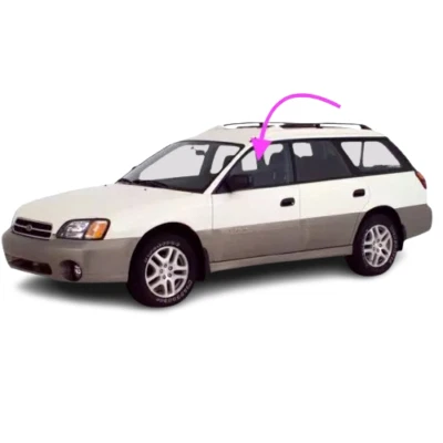 Se adapta a: 2000-2007 Subaru Legacy Outback-Baja 4D conductor puerta delantera izquierda ventana vidrio Foto 1 de 4