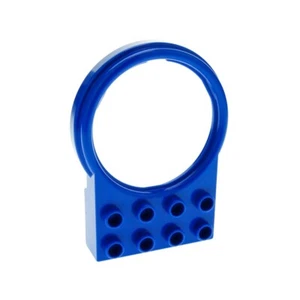 1x Lego Duplo Kugelbahn Halter 2x4 blau Ring Einwurf Röhre 5653 4583813 42029 - Bild 1 von 1