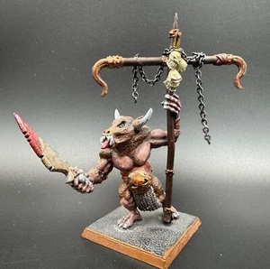 Chaos Beastmen Minotauros Minotauros Banner Estándar Ciudadela Warhammer - Imagen 1 de 2