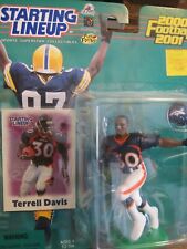 NEW/SEALED 2000-2001 Terrell Davis Starting LineUp Denver Broncos 4" NFL FIGURIN