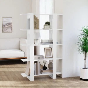 Bücherregal/Raumteiler Hochglanz-Weiß 100x30x160 H1W7 - Bild 1 von 8