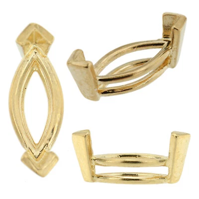 Cesta de alambre marquesa de oro amarillo de 14 quilates montaje puntas en V 0,05 ct-4,00 ct Foto 1 de 4