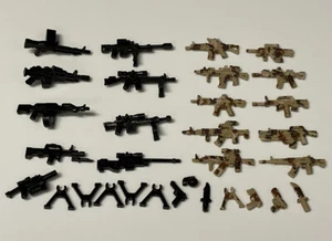 Tactical Weapons bricks blocks set Pack for Building Blocks figure army military - Picture 1 of 3