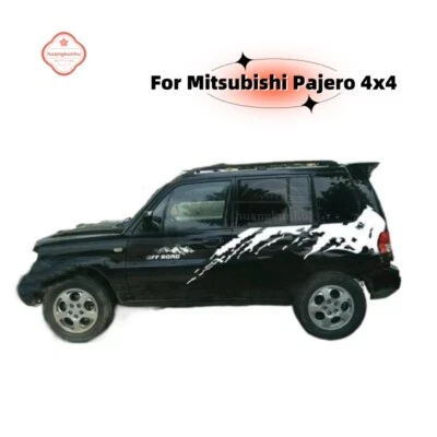 For Mitsubishi Pajero 4x4 Off Road Car Graphics Mud Splash Decals Stripe Sticker - Image 1 of 4