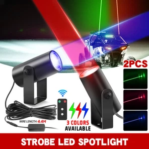 Laser RGB LED Whip Light Whipless Antenna for ATV UTV Can Am X3 Polaris RZR 1000 - Picture 1 of 29