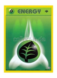Pokemon 108/111 Grass Energy - Neo Genesis - First Edition - Englisch - Bild 1 von 1