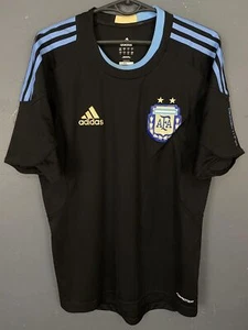 MEN'S ARGENTINA NATIONAL 2009/2010 TRAINING SOCCER FOOTBALL SHIRT JERSEY SIZE S - Picture 1 of 13