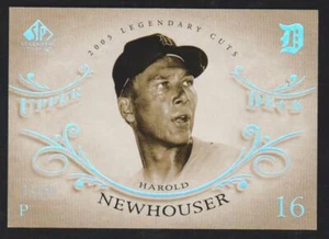 2005 UPPER DECK SP LEGENDARY CUTS #33 HAL NEWHOUSER HOLO FOIL 14/50 FREE SHIPPIN - Picture 1 of 1