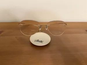 Silhouette Minimal Art Rimless Eyeglasses 7511 20 6061 Size 17 - 140 - Picture 1 of 6