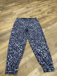 Tommy Bahama Damen blau Leopardenmuster Islandzone Pull-On Jogginghose Größe M - Bild 1 von 12