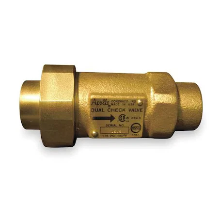 Apollo Valves 4Alf3a55a 1" Fnpt Bronce Doble Válvula de retención Foto 1 de 1