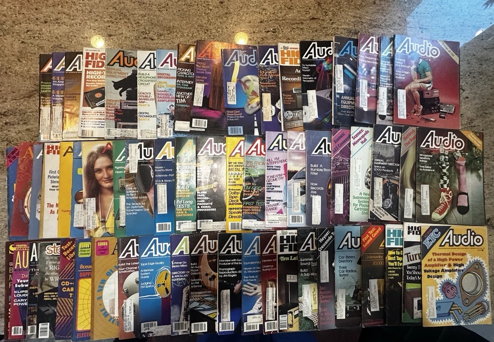 Lot Of 59 Vintage Audio Authorative Magazine High Fidelity Stereo Electronics - Image 1 of 1