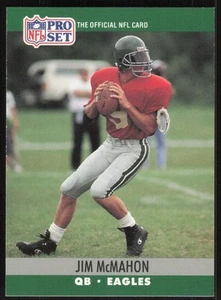 1990 Pro Set Jim McMahon Football Card #610 - Philadelphia Eagles - Picture 1 of 2