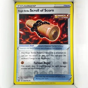 Single Strike Scroll of Scorn 133/163, Uncommon, Battle Styles, English holo - Picture 1 of 1
