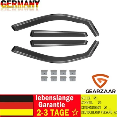 Wind Deflectors Rain Deflectors For Dacia Duster 3 2023-2025 Onwards 4pc Set - Image 1 of 4