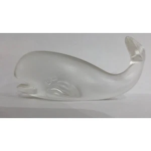 Fenton Glas Wal Figur Milchglas Kunstglas klar Sammlerstück makellos - Bild 1 von 5