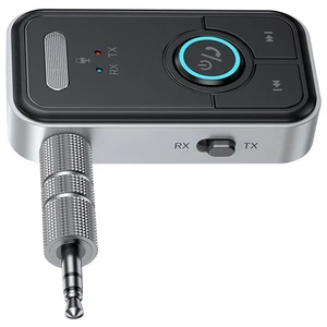 USB Wireless Bluetooth 5.3 Transmitter Receiver 2in1 for Vehicles Aux Adapter - Picture 1 of 9