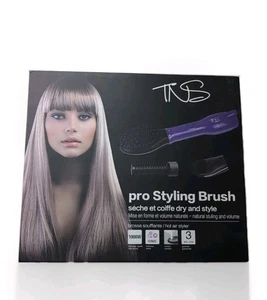 TNS Pro Styling Brush 1000W Hot Air Styler & Volumiser Kit Purple - Picture 1 of 5