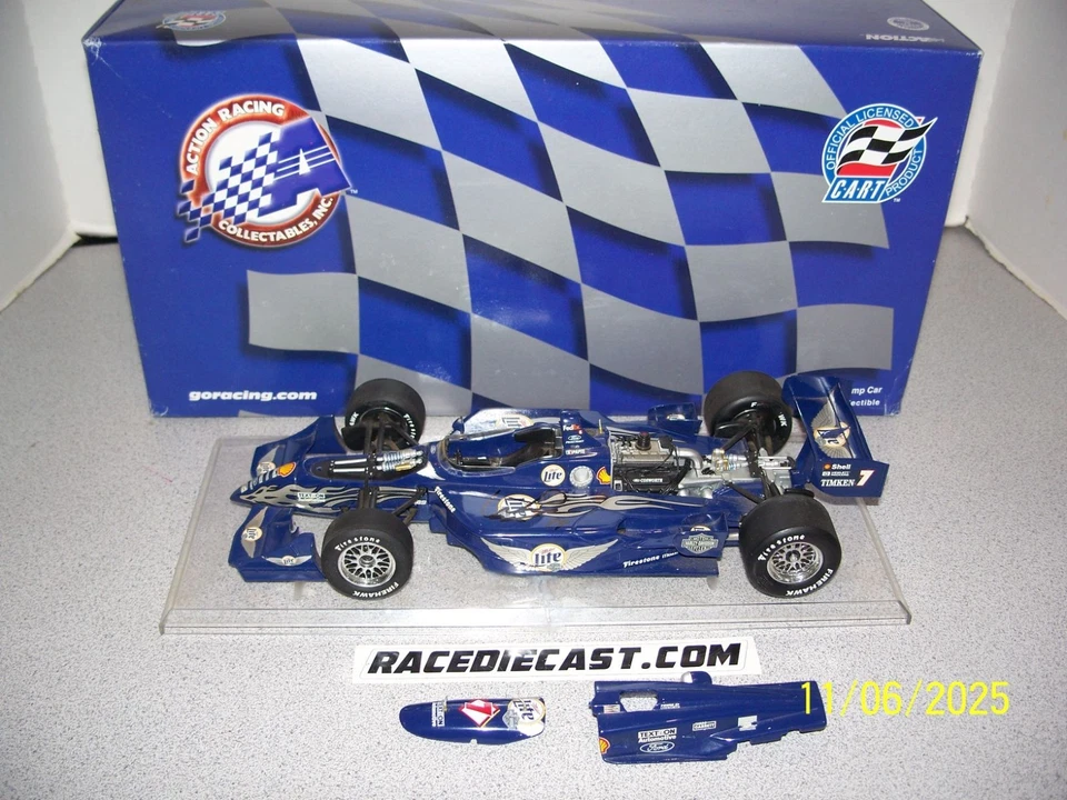 #7 MAX PAPIS "HARLEY DAVIDSON" 1999 INDY  1/18 ACTION MIRROR MISSING - Image 1 of 4
