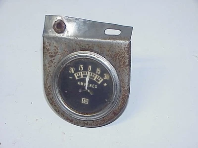 STEWART WARNER Black Face 2-1/16" Mechanical VOLTMETER GAUGE -30- +30 VOLTS - Image 1 of 4
