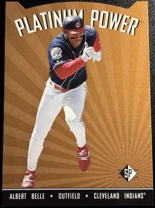 Tarjeta 1995 Upper Deck SP Platinum Power Albert Belle #PP9 ¡Indios de Cleveland! A21 - Imagen 1 de 2