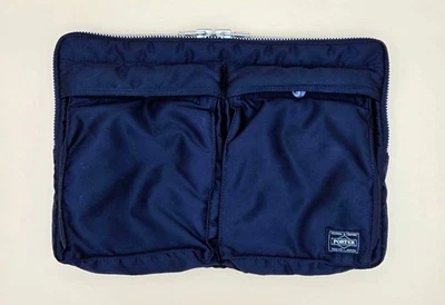 Bolsa de mão PORTER Tanker preta tamanho A4 bolsa Yoshida Kaban - Imagem 1 de 4