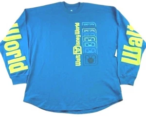 Disney Walt Disney World Spirit Jersey Shirt Gr. XXL Puff Logo blau schleimgrün  - Bild 1 von 8