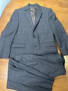 Lauren Ralph Lauren 2 Piece Suit Gray Men’s Size 40R 34x32 - Picture 1 of 24