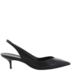 Stuart Weitzman Eva Patent Leather Slingback Pumps - Picture 1 of 8