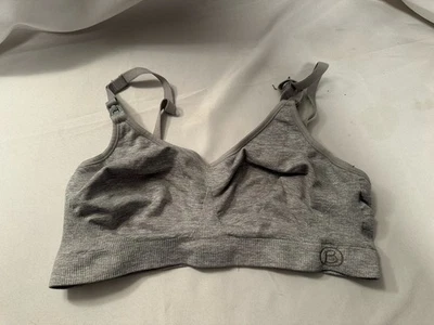 Sujetador de enfermería de maternidad Bravado Basics soporte cómodo gris L ajustable Foto 1 de 4