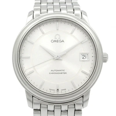 Auth OMEGA De Ville Prestige 4500.31 4******* Silver Men's Wrist Watch - Image 1 of 4