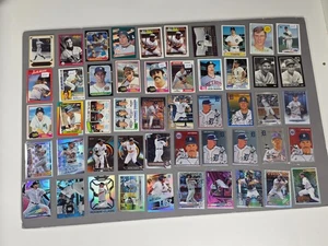 Detroit Tigers Lot 433 Baseball Cards Vintage Topps Chrome Numbered Bowman Card - Bild 1 von 19