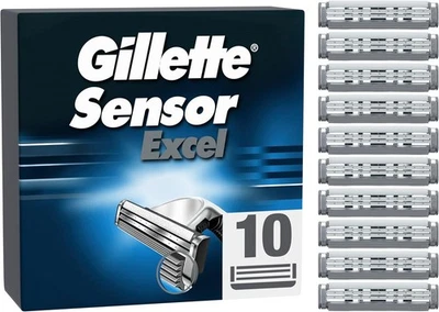 Cosmética Facial Gillette hombre SENSOR EXCEL cargador 10 recambios - Imagen 1 de 4