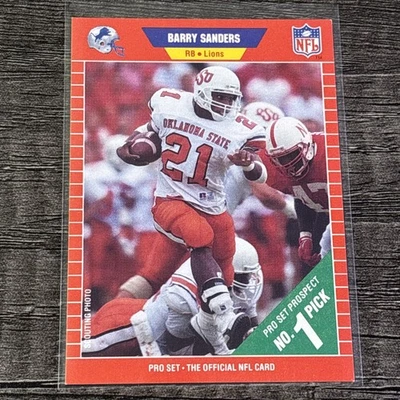 Juego profesional Barry Sanders #494 1989 (RC) Foto 1 de 2