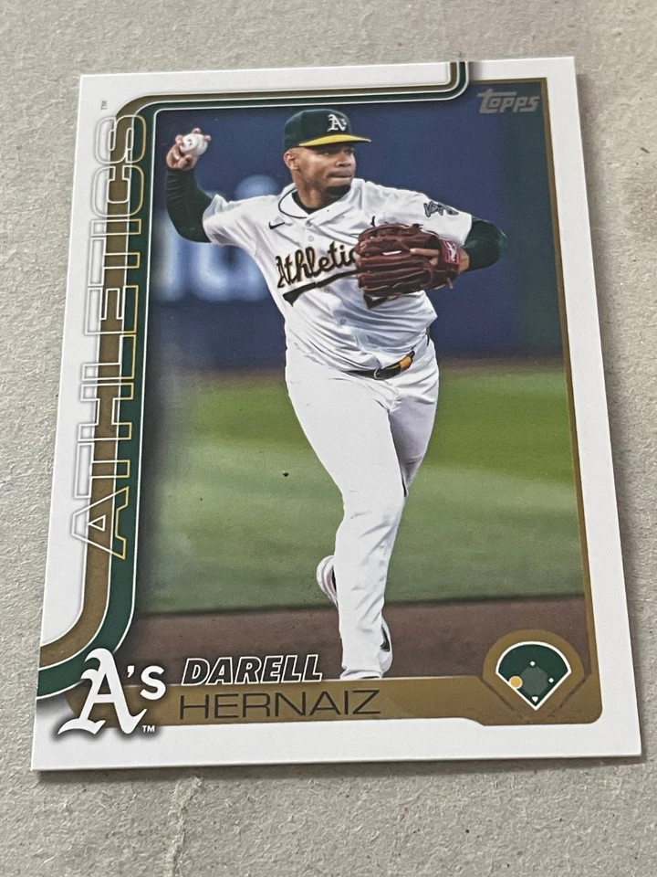 2025 Topps Series 2 - Darell Hernaiz #695 - Image 1 of 1