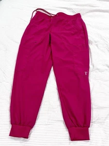 Thalia Sodi Pink Solid Stretch Straight Leg Pull On Joggers - Size Medium M - Picture 1 of 12